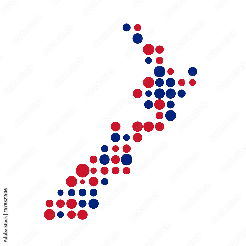 New zealand Silhouette Pixelated pattern map illustration New zealand Silhouette Pixelated pattern map illustration