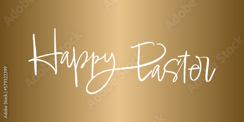 Gold tekst, Happy Easter