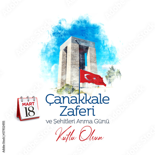 Murais de parede 18 march Canakkale Victory and Martyrs Remembrance Day