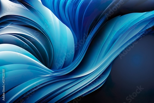  Arrière-plan bleu avec une forme abstraite 