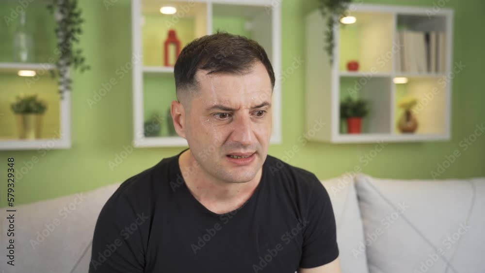 The sick man at home is sweating, depressed, stressed, and has a high fever.
The man who sweats a lot and has a high fever at home is suffocating, crying, suffering from pain.
The sick man at home is sweating, depressed, stressed, and has a high fever.
The man who sweats a lot and has a high fever at home is suffocating, crying, suffering from pain.