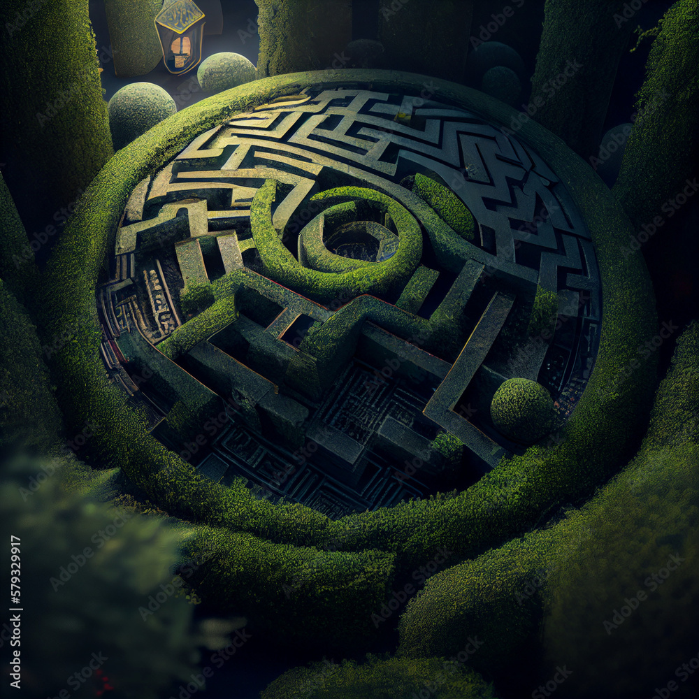 Irrgarten oder Labyrinth ?! Der Weg ist meist das Ziel im Leben zum