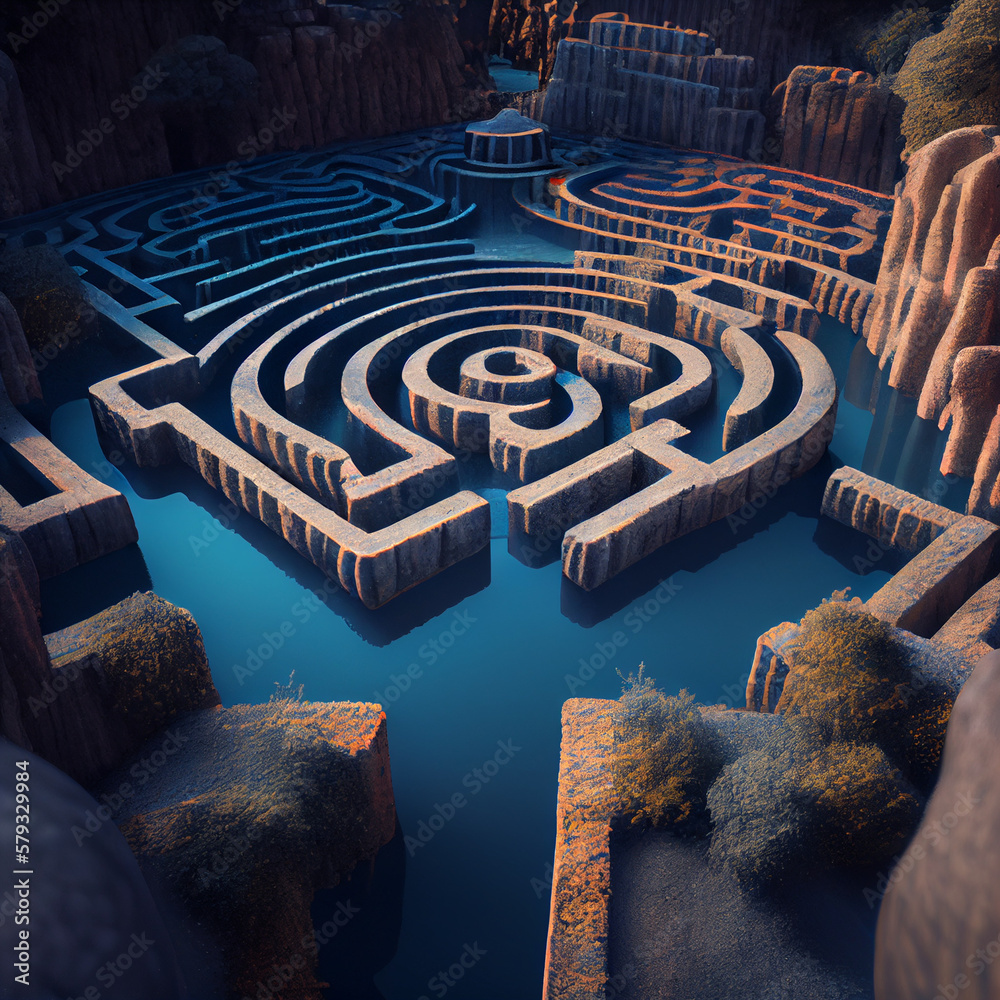 Irrgarten oder Labyrinth ?! Der Weg ist meist das Ziel im Leben zum