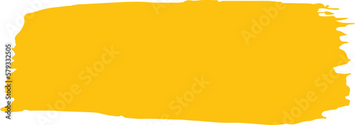 Yellow paint stroke brush collection. Brush stroke paint boxes on white background - stock vector. Vector, dirty, line, stain, element, illustration, texture, set, arts, artistic, transparent,
