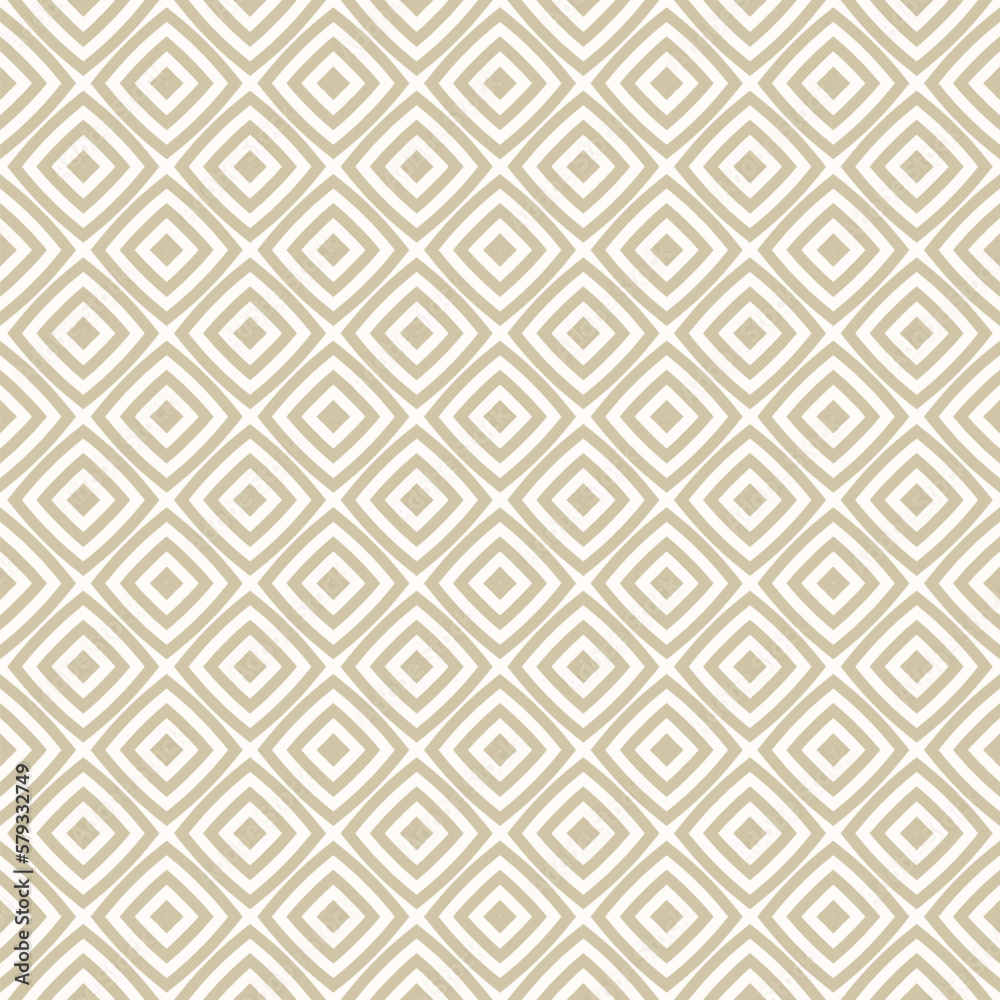 Simple golden vector geometric seamless pattern with diamond shapes, rhombuses, squares, grid, repeat tiles. Luxury gold minimal abstract background. Elegant texture. Design for decor, wallpaper, wrap Simple golden vector geometric seamless pattern with diamond shapes, rhombuses, squares, grid, repeat tiles. Luxury gold minimal abstract background. Elegant texture. Design for decor, wallpaper, wrap