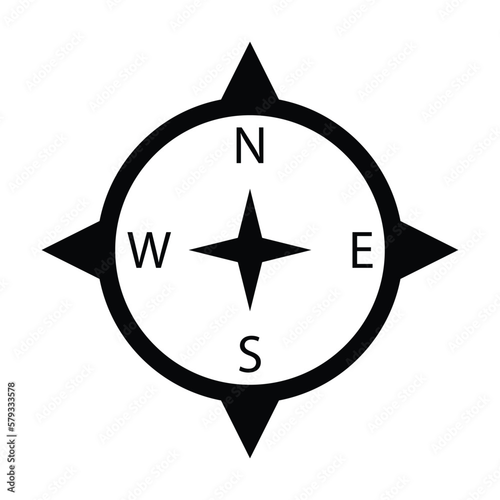 compass icon, travel vector, map illustration compass icon, travel vector, map illustration