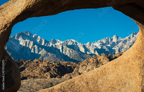 Mobius Arch at Mount Whitney and the Alabama Hills photo