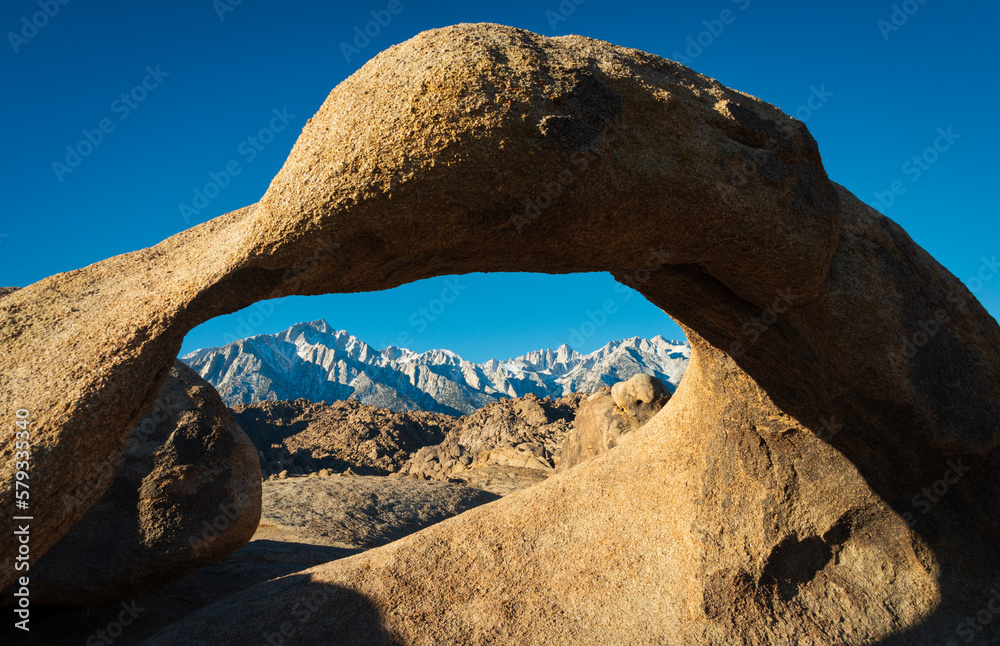 Mobius Arch at Mount Whitney and the Alabama Hills