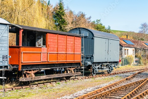 South Devon Railway Trust in Staverton - English Village, Totnes, Devon, England, UK