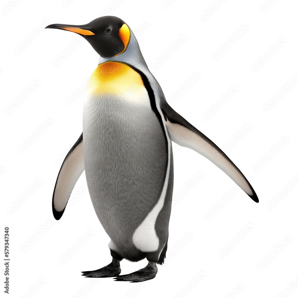 Fototapeta premium penguin isolate on background