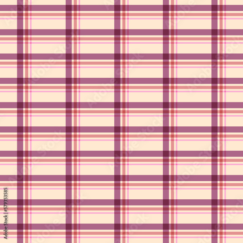 Pink & flesh seamless plaid pattern