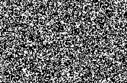 The pixels are scattered. Vector monochrome style. Abstract random squares, background. Monochrome style.Abstract shapes made of squares. 