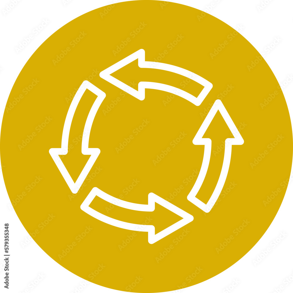 Vector Design Rotation Icon Style Vector Design Rotation Icon Style