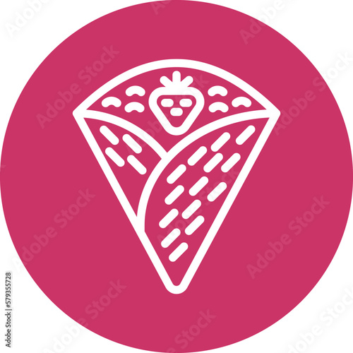 Vector Design Crepe Icon Style