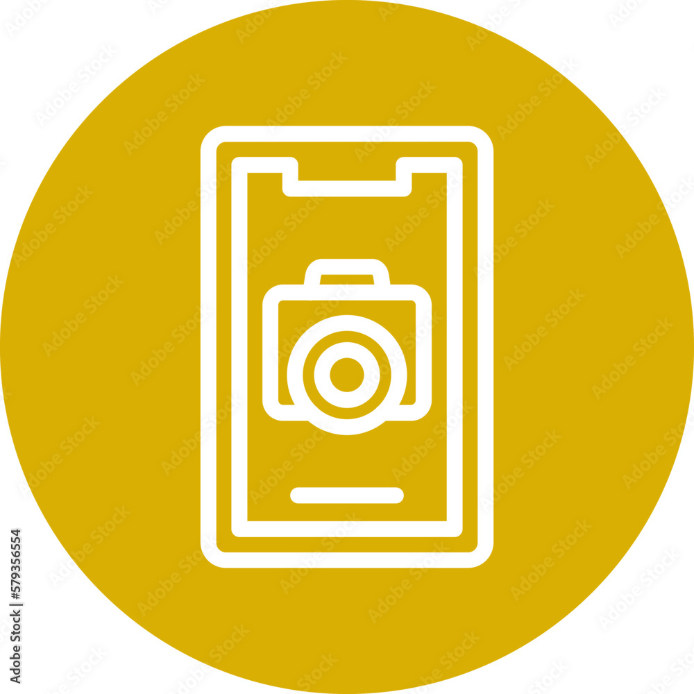 Vector Design Mobile Camera Icon Style Vector Design Mobile Camera Icon Style