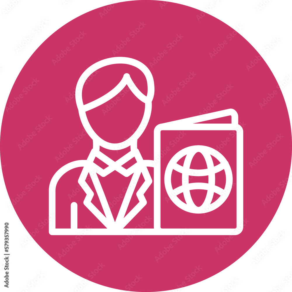 Vector Design Citizenship Icon Style Vector Design Citizenship Icon Style