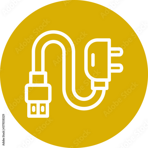 Vector Design Adapter Icon Style