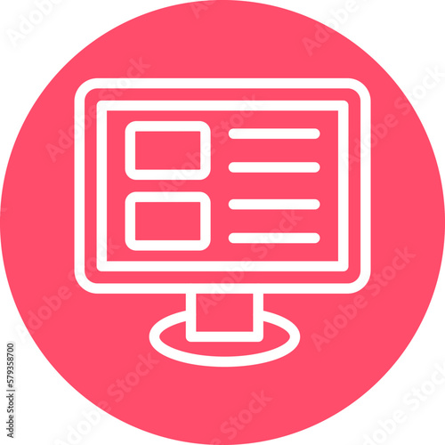 Vector Design Blog Icon Style