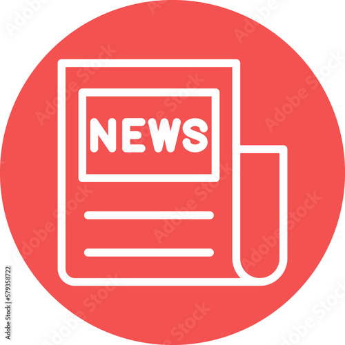 Vector Design News Banner Icon Style