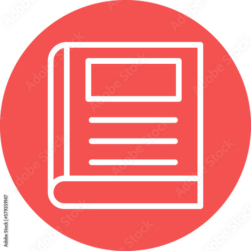 Vector Design Dictionary Icon Style
