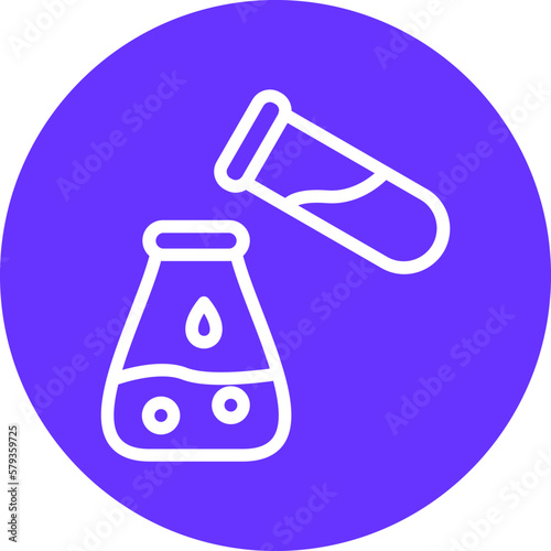 Vector Design Mixing Chemical Icon Style