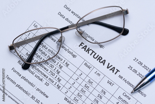 Faktura VAT papierowa  ksef