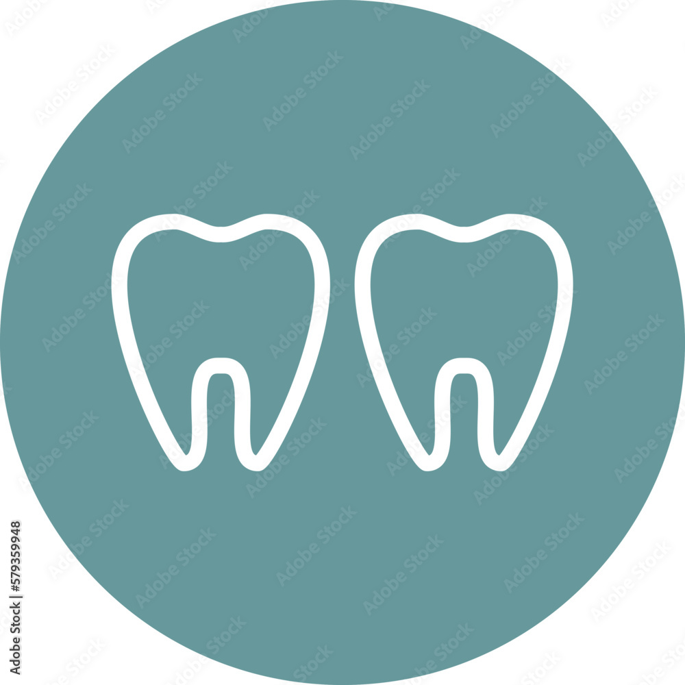 Vector Design Teeth Icon Style Vector Design Teeth Icon Style