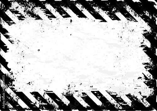 grunge background with black white stripes