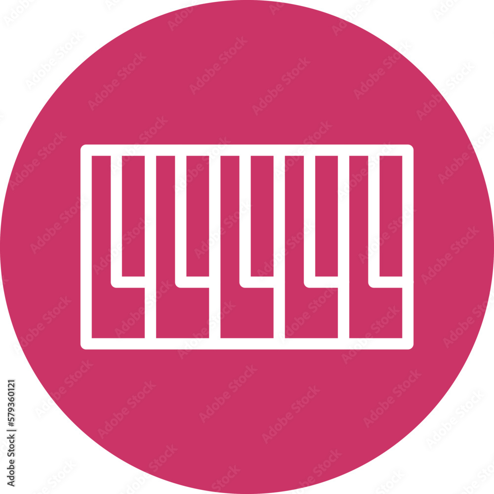 Vector Design Piano keyboard Icon Style Vector Design Piano keyboard Icon Style