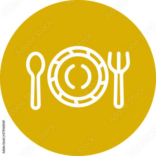 Vector Design Plate Icon Style