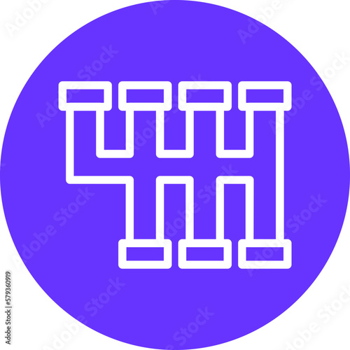 Vector Design Gearshift Icon Style