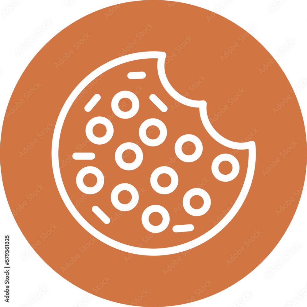 Fototapeta premium Vector Design Cookie Icon Style