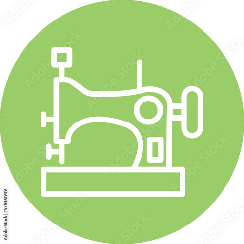 Vector Design Sewing Machine Icon Style