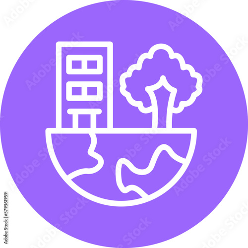 Vector Design Biosphere Icon Style