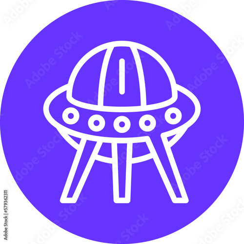 Vector Design Sputnik Icon Style