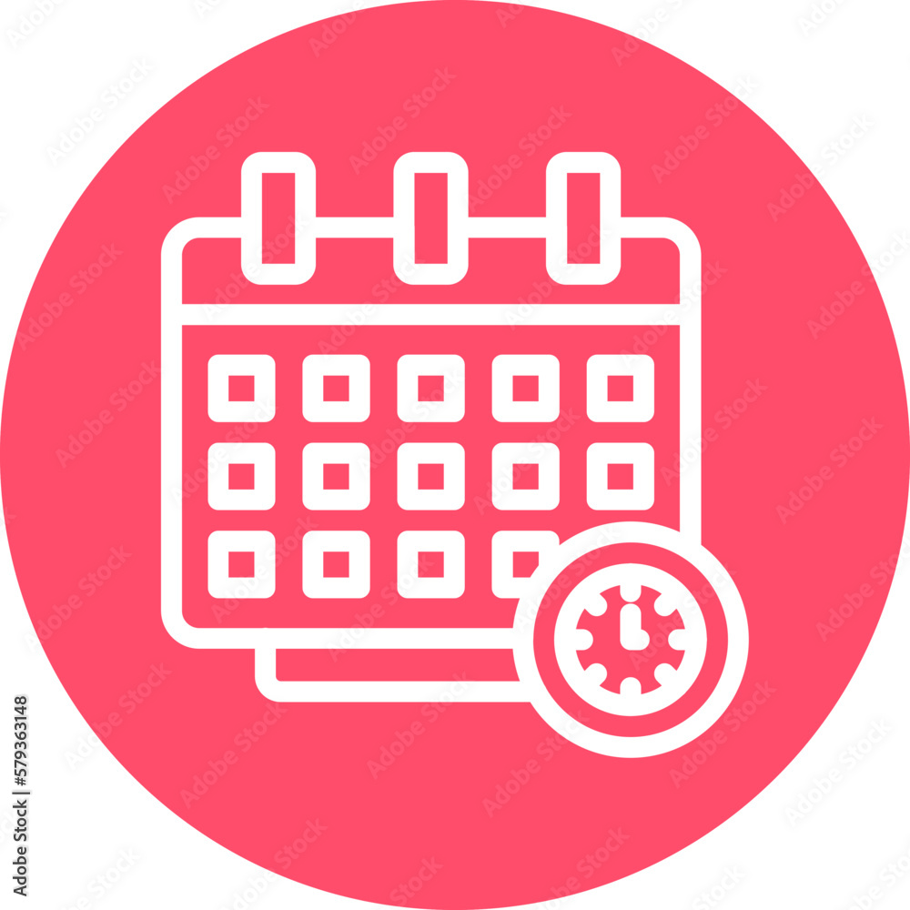 Vector Design Schedule Icon Style Vector Design Schedule Icon Style