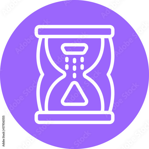 Vector Design Hourglass Icon Style
