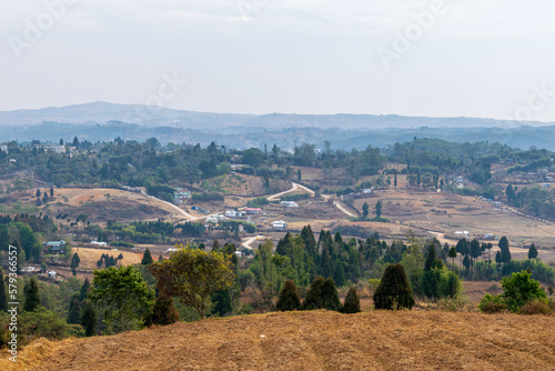 Принти на полотні A view of Shillong Peak, Shillong, Meghalaya, India