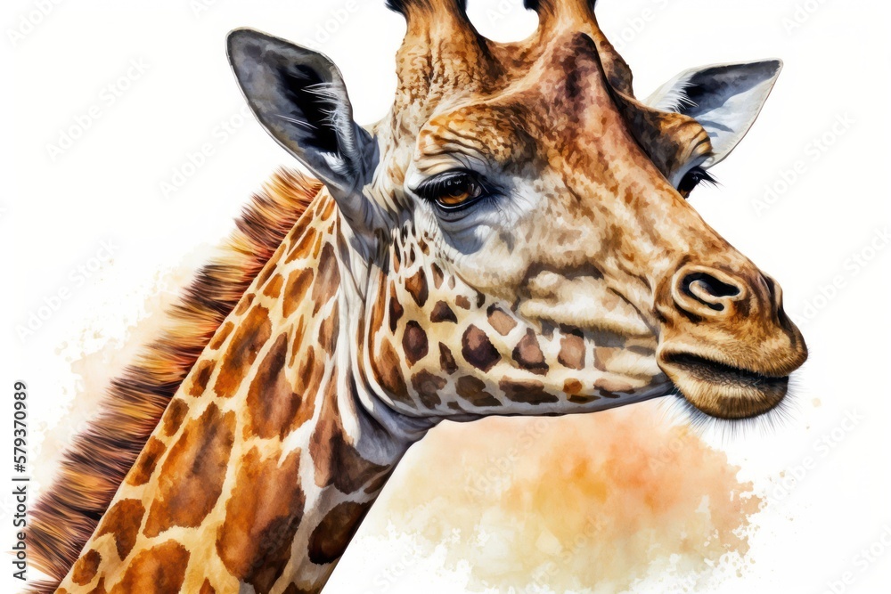 Obraz premium giraffe head closeup