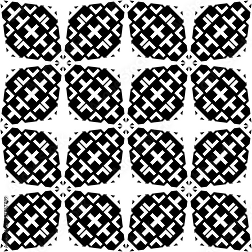 black and white seamless pattern background textile fabric flower textile line art fashion. 