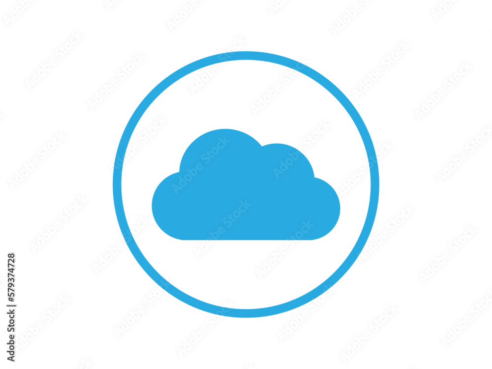 Cloud computing logo design vector Cloud computing logo design vector