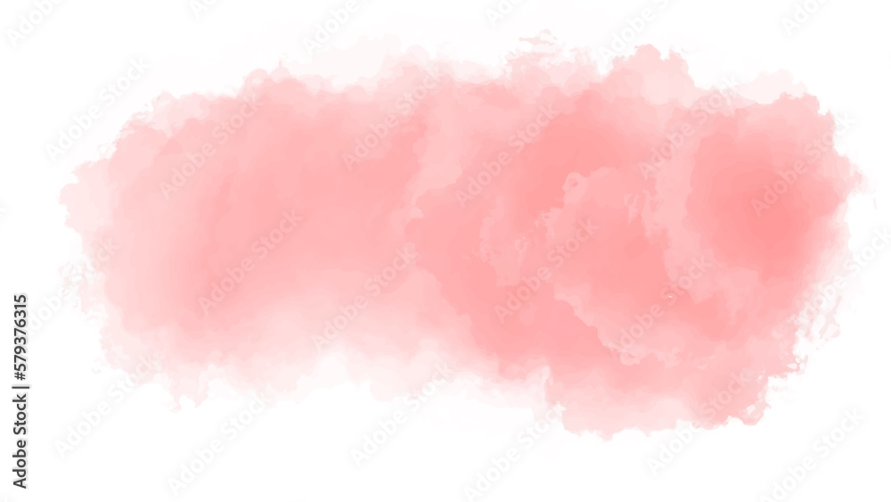 Abstract pink watercolor background for your design, watercolor background concept, vector.