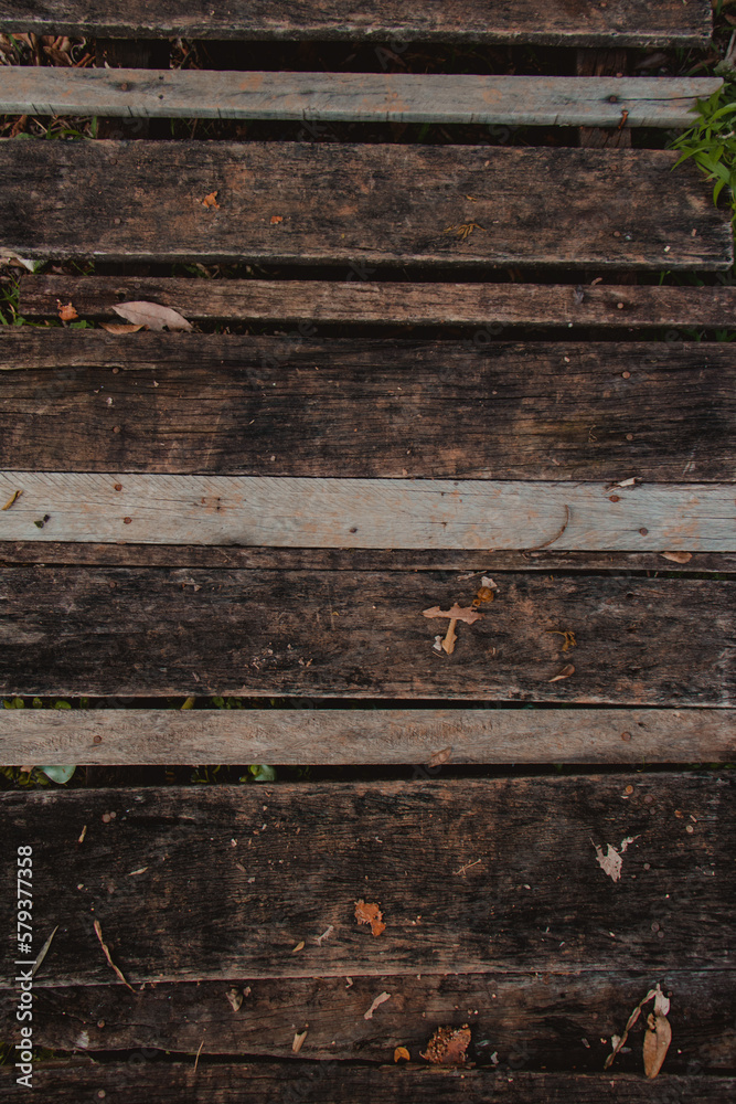 Fototapeta premium dark wooden boards background