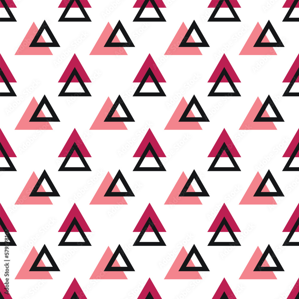 Abstract seamless pattern with triangles. Geometric vector background Abstract seamless pattern with triangles. Geometric vector background