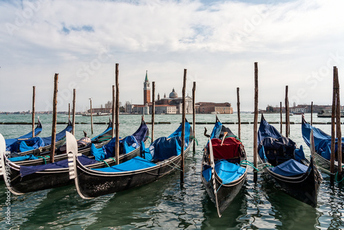 gondolas in Venice © Rick