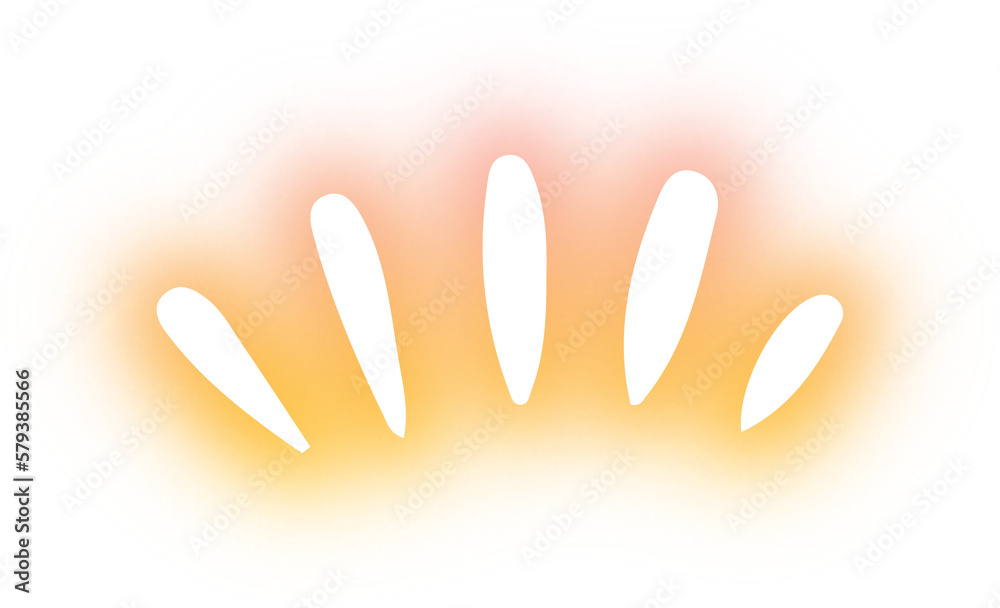 Obraz premium Collection of symbol shocked neon