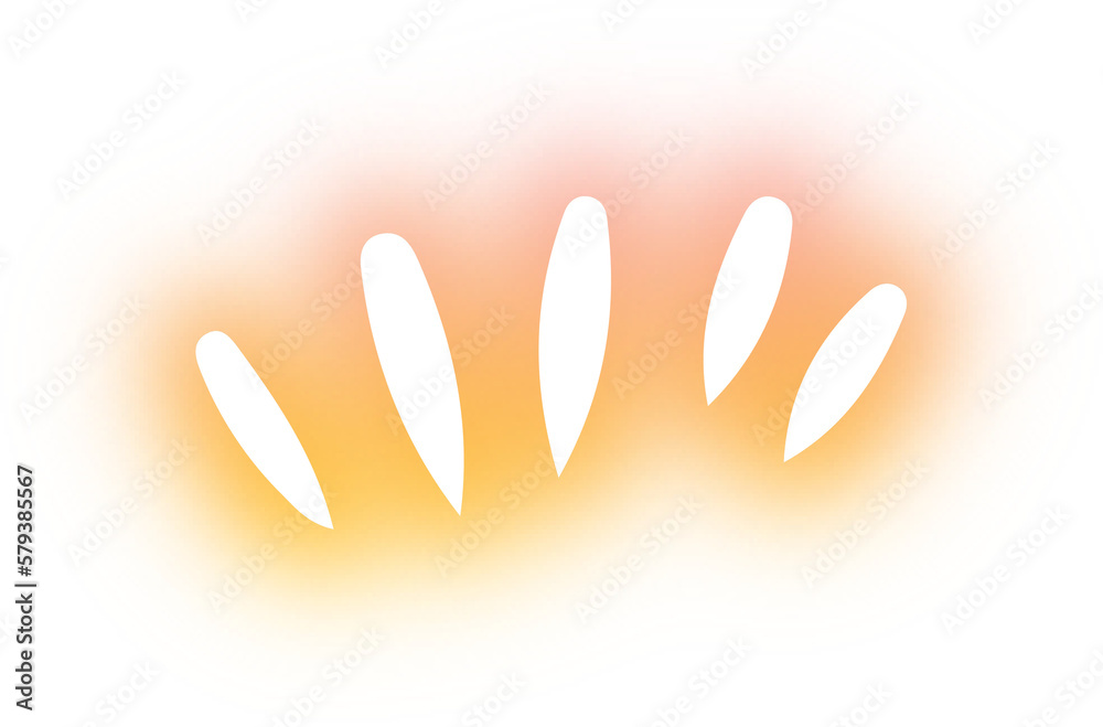 Obraz premium Collection of symbol shocked neon