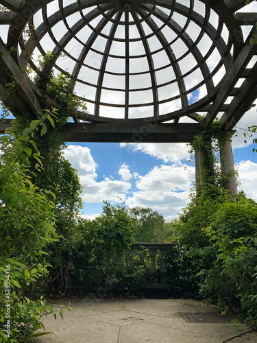 Hampstead Pergola and Hill Garden in London during spring time, England