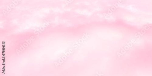 Abstract color of clouds and sky on pink in sunshine for texture background. Pink sky background with white clouds. Vector illustrator