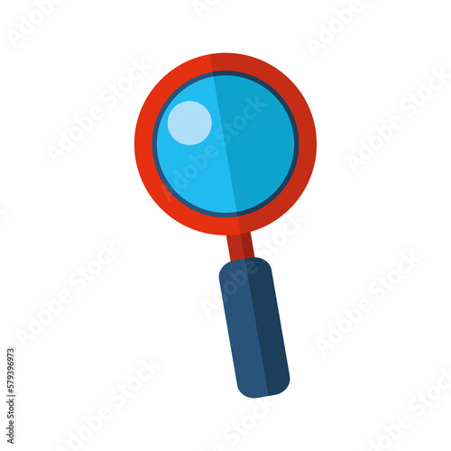 Magnifying glass png image with transparent background